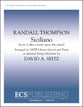 Siciliano SATB choral sheet music cover
